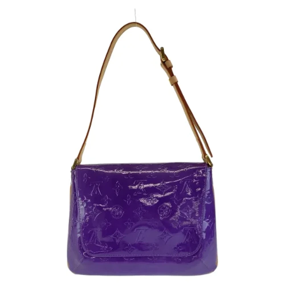 Louis Vuitton Vintage Pre-owned Leather crossbody-bags Purple Dames