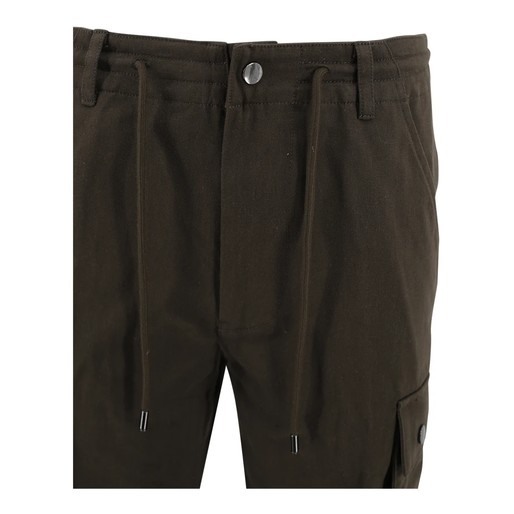 P.a.r.o.s.h. Geëmbosseerde Katoenen Cargo Broek Bruin Brown Dames