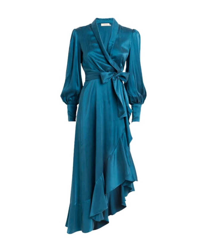 robe-midi-en-soie-enveloppante