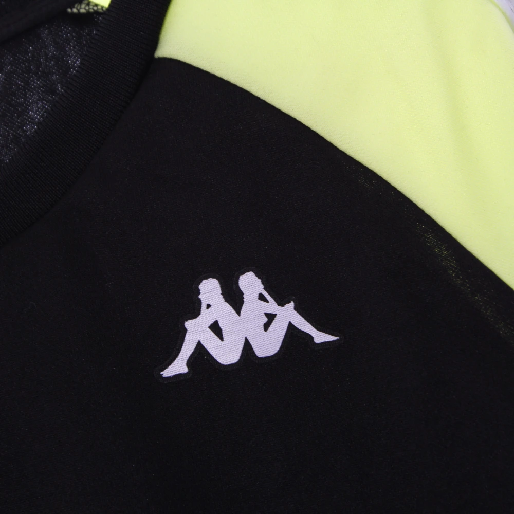 Kappa Lichtgewicht Crewneck Sweatshirt Zwart Groen Black Heren