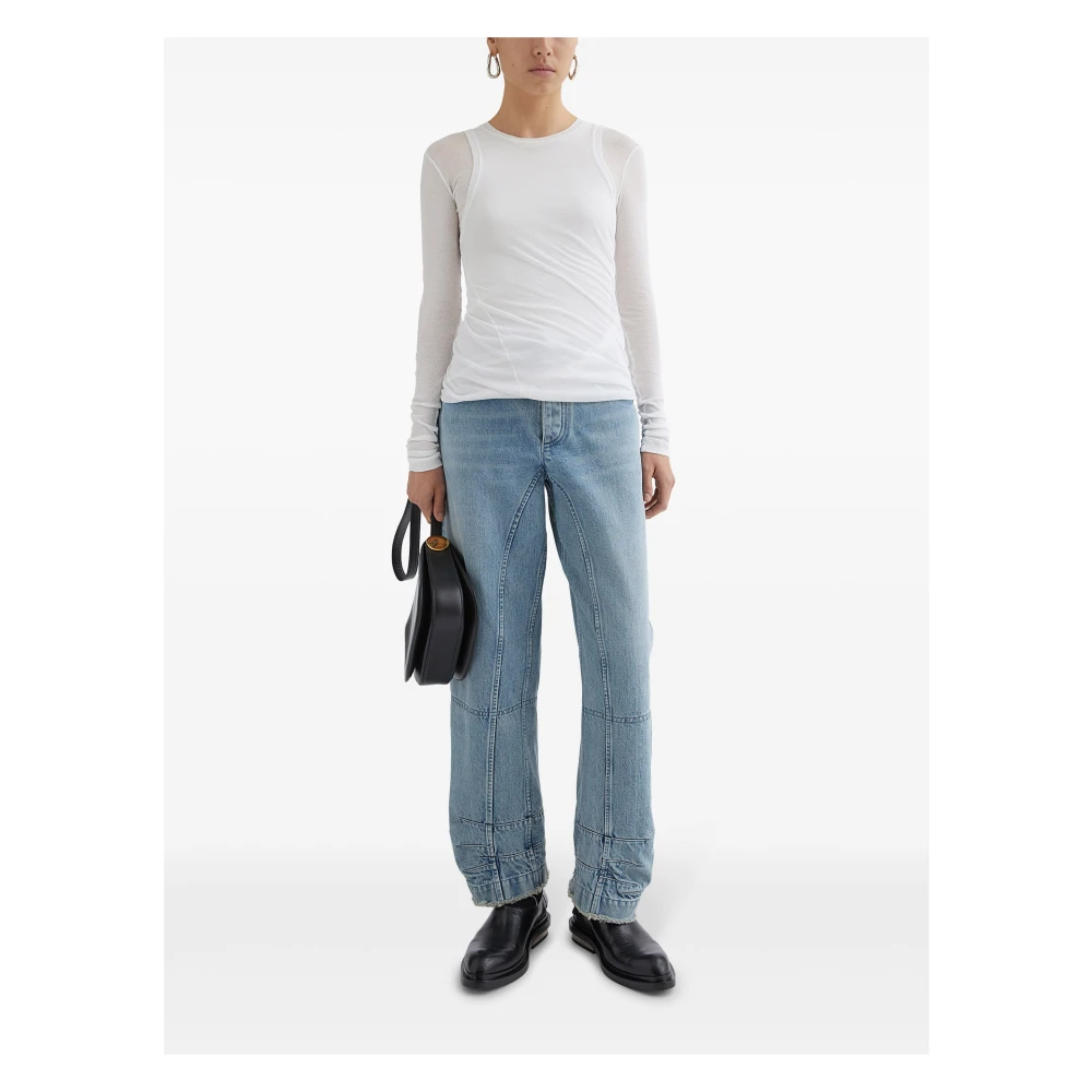 Jil Sander Lange Mouw Top White Dames