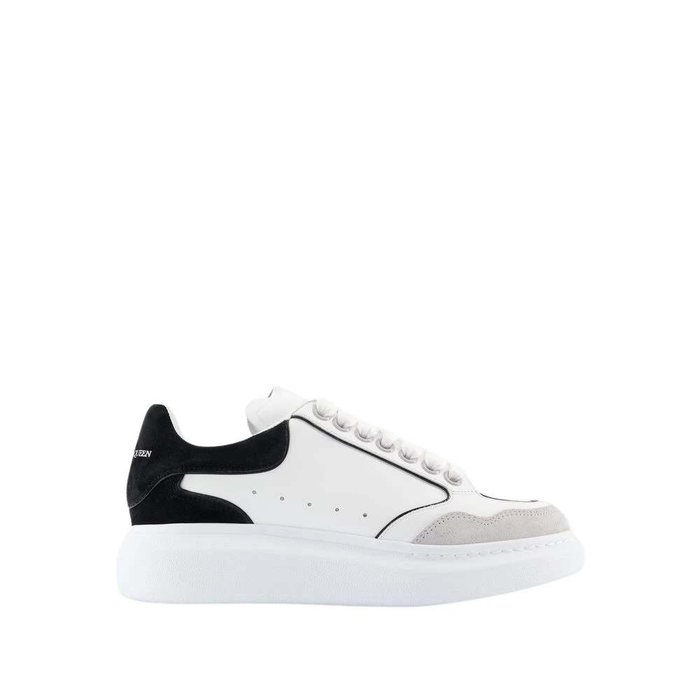 Alexander Mcqueen Women's Multicolor Sneakers, 4 Uk, Grey Leather Oversized Trainers