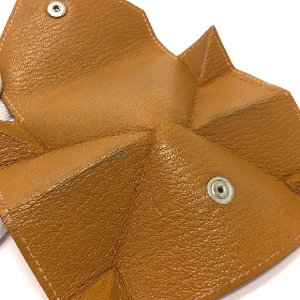 Hermès Vintage Pre-owned Leather wallets Pink Dames