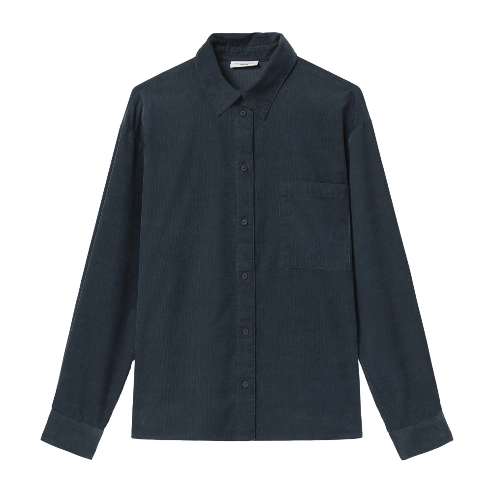 Marc O'Polo Baby corduroy blouse normaal Blue Dames