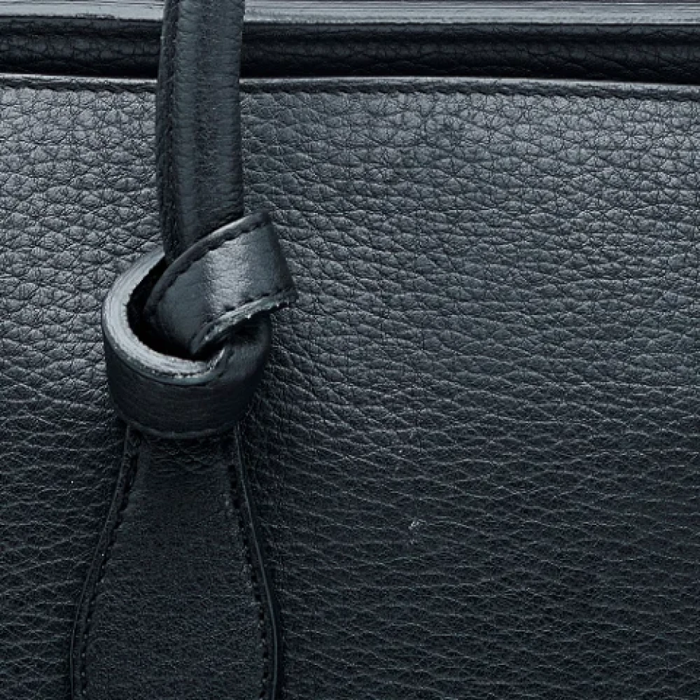 Celine Vintage Pre-owned Leather totes Black Dames
