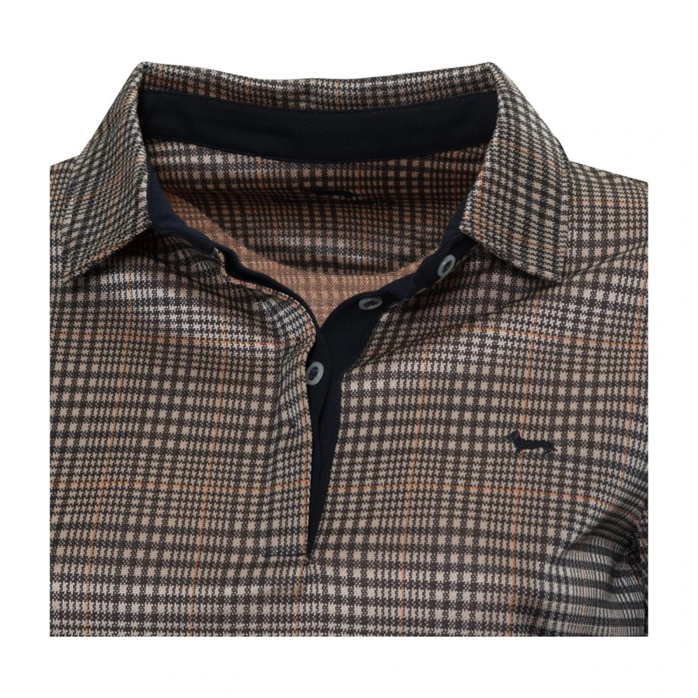 Harmont & Blaine Controleer Polo Shirt 34 Mouw Brown Dames