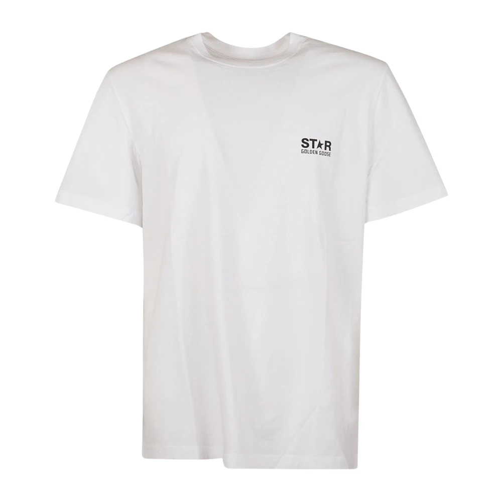 Golden Goose Klassiek Katoenen T-shirt White Heren