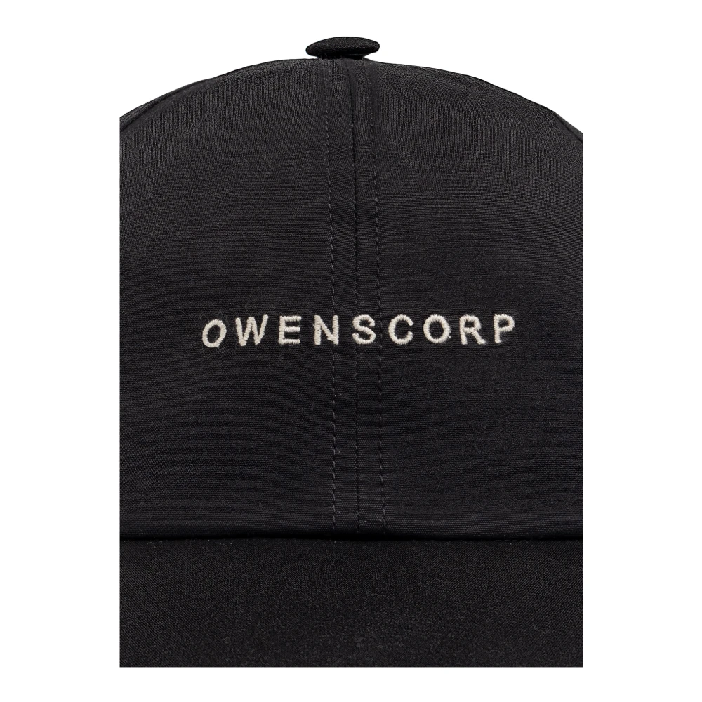 Rick Owens Baseballpet Black Unisex