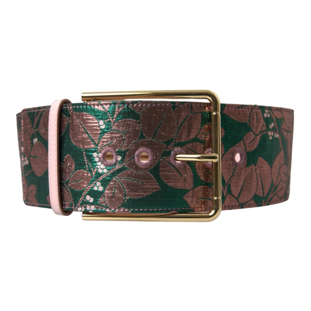 Dolce & Gabbana Multicolor Statement Hoge Taille Riem Multicolor Dames