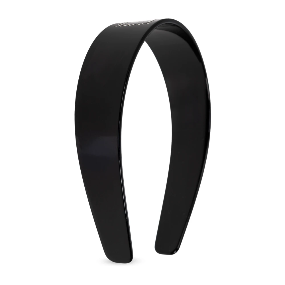 Versace Haarband met glinsterende kristallen Black Dames