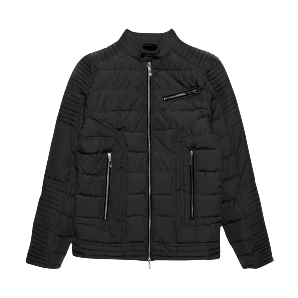Antony Morato Mannelijk Zwart Jassen Heren, Xl, Gewatteerd Bikerjack