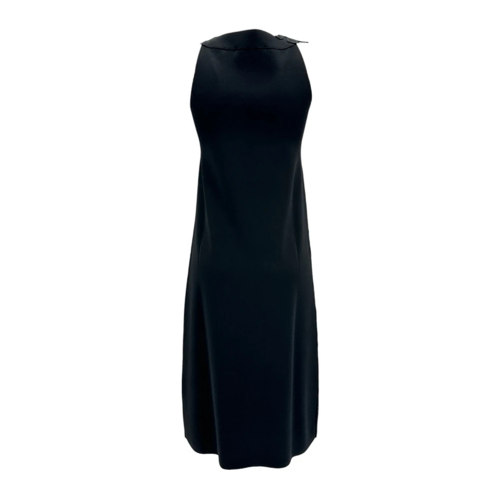 D.Exterior Zwarte Kant Mouwloze Jurk Black Dames