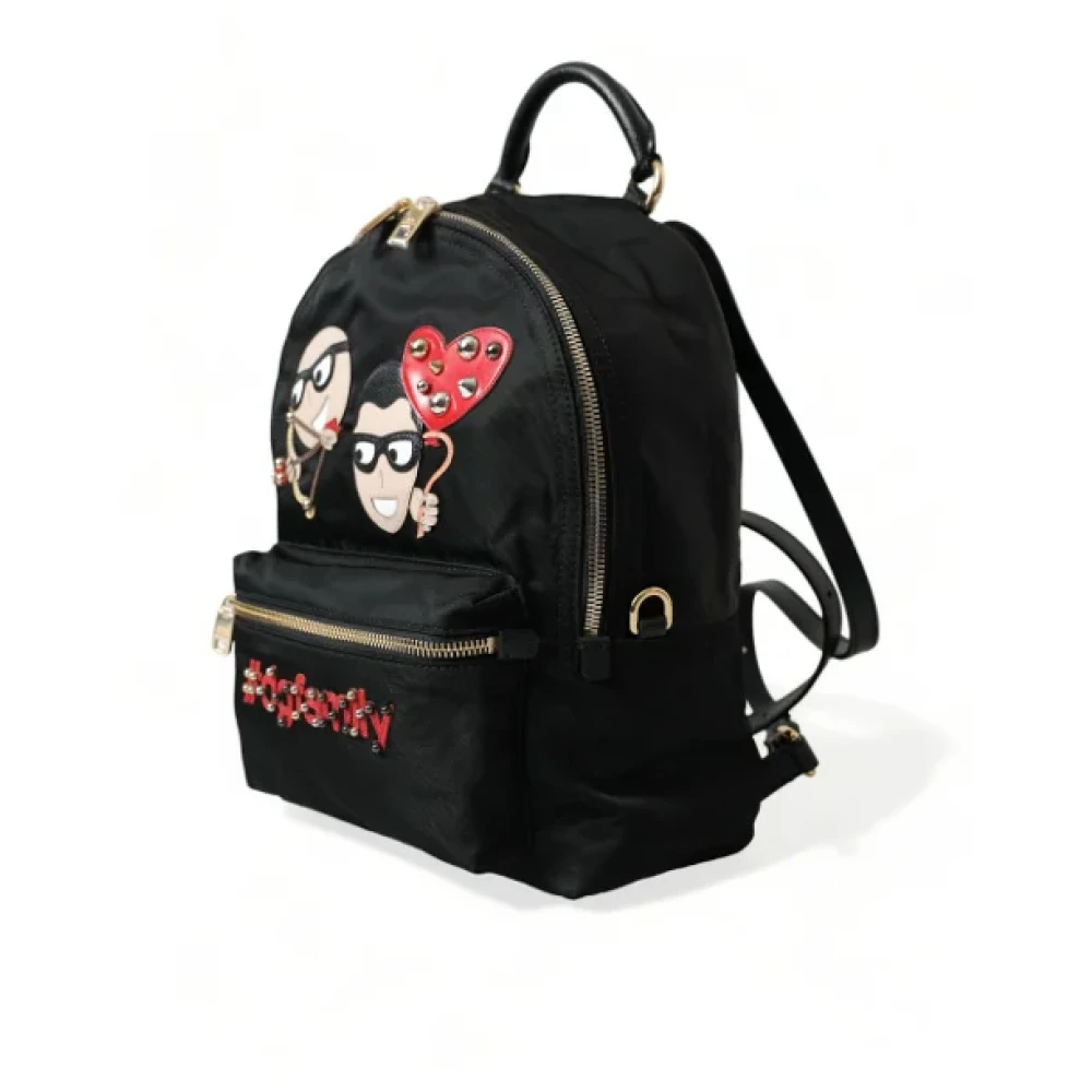 Dolce & Gabbana Pre-owned Fabric backpacks Black Dames