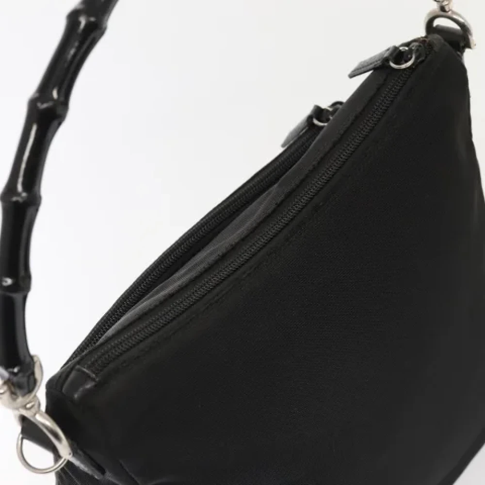 Gucci Vintage Pre-owned Nylon gucci-bags Black Dames