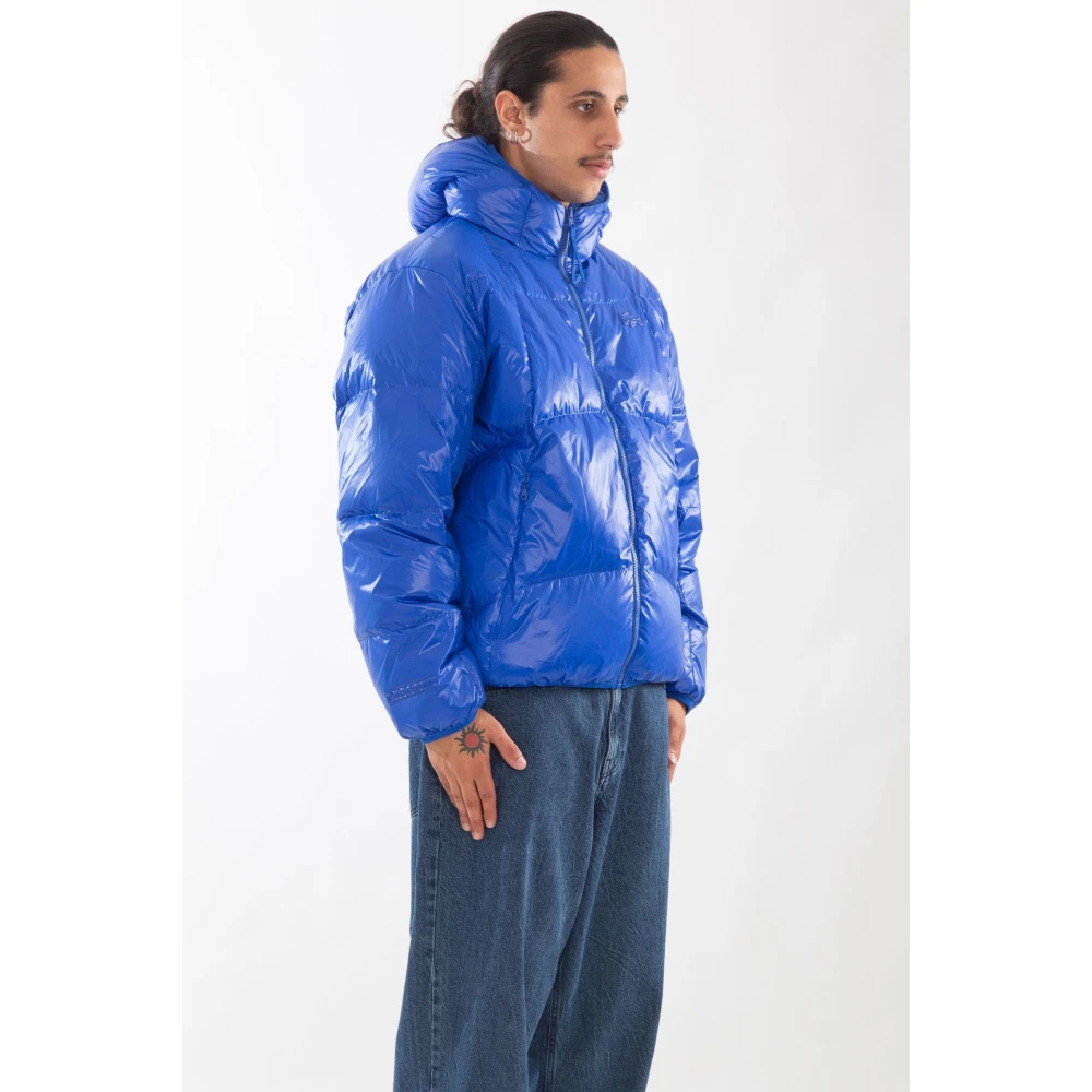 Lacoste Krokodil Donsjack in HJM Blue Heren