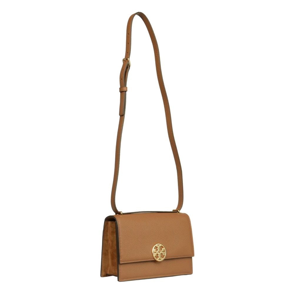 TORY BURCH Stijlvolle Miller Schoudertas Brown Dames