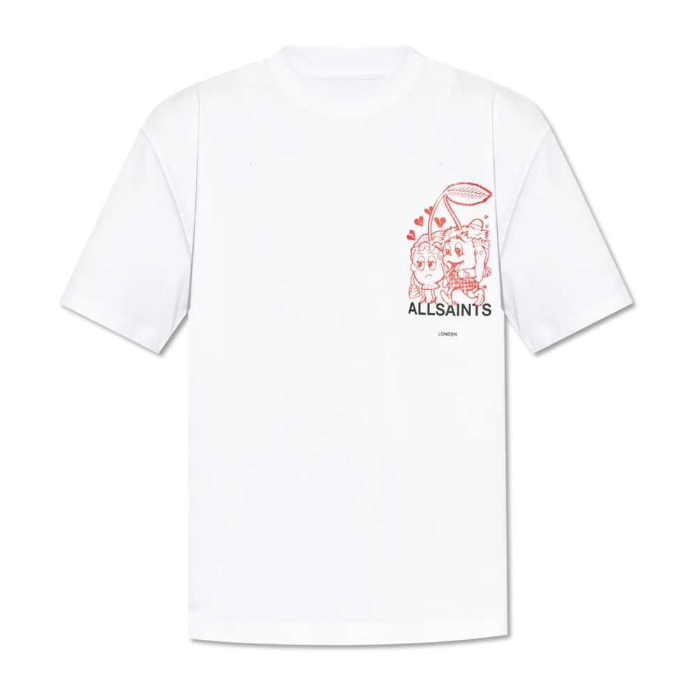 AllSaints Breakup oversized T-shirt White Heren