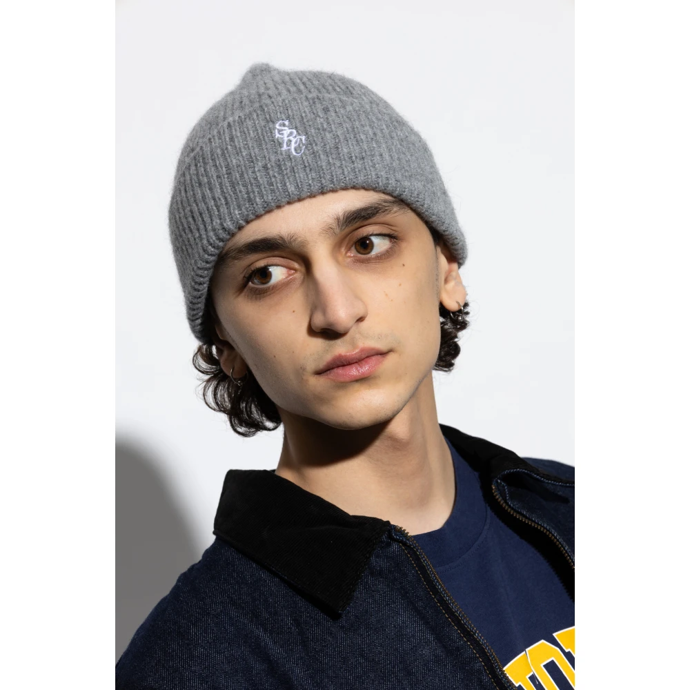 Sporty & Rich Wollen muts Gray Unisex
