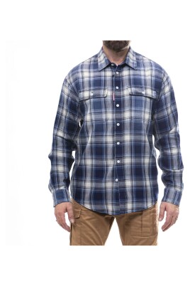 chemise-a-carreaux-en-coton-vintage