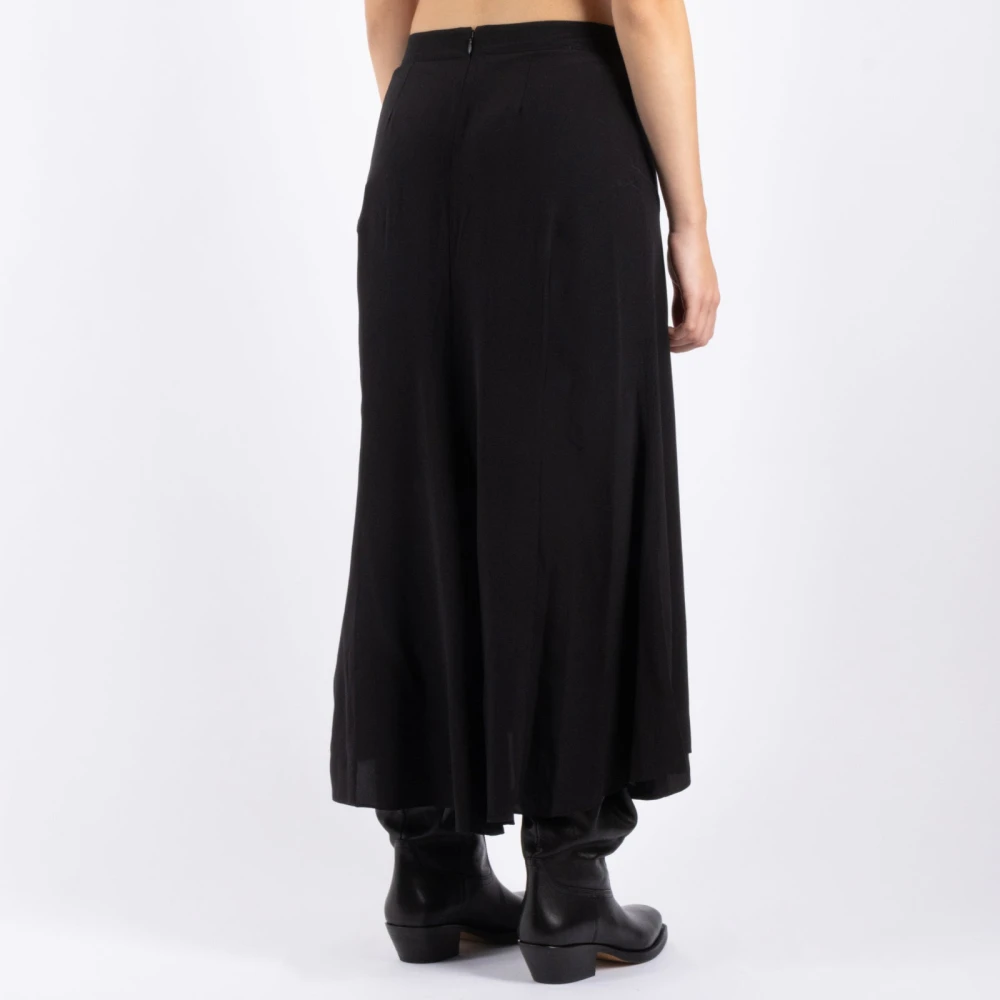 Isabel marant Zijden Rok Hortensia Black Dames