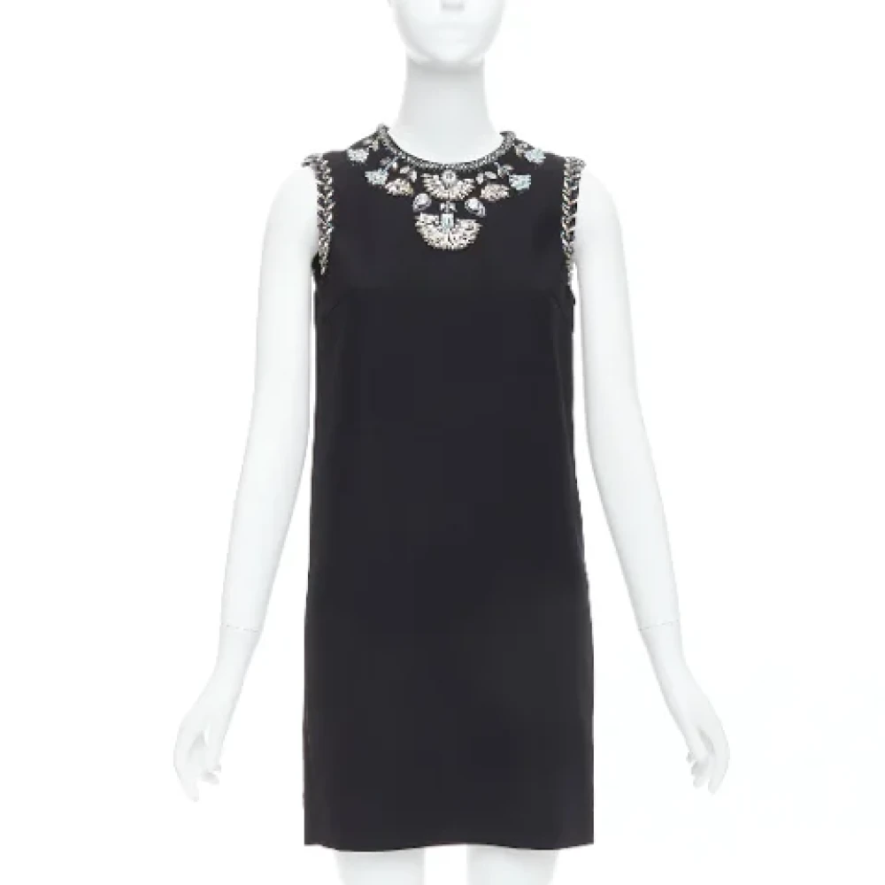 Miu Pre-owned Viscose dresses Black Dames