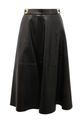 GO-136-56E2 Ecopelle Craquelé Skirt