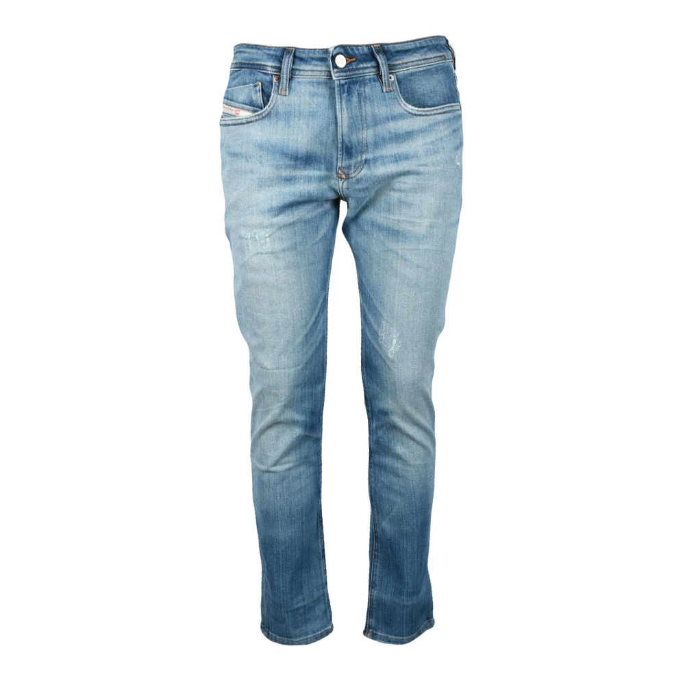 Diesel Stijlvolle Jeans met Katoenmix Blue Heren
