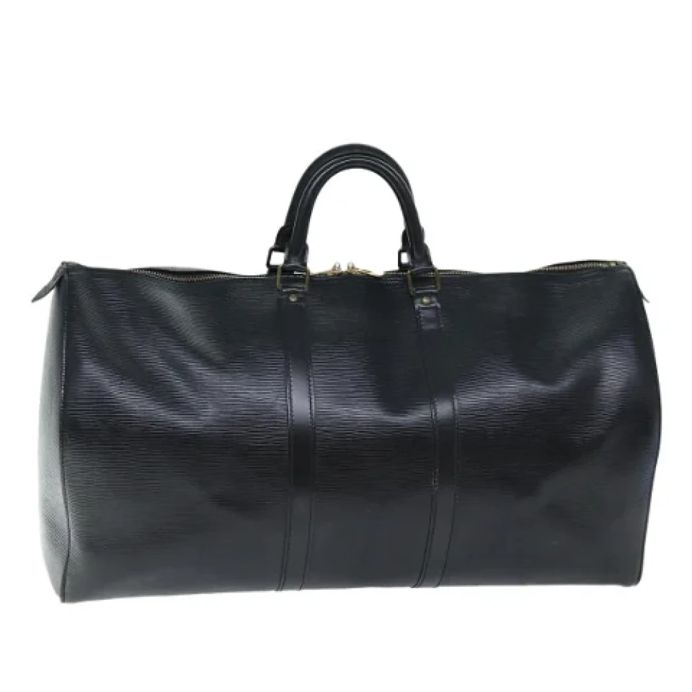 Louis Vuitton Vintage Pre-owned Leather travel-bags Black Dames