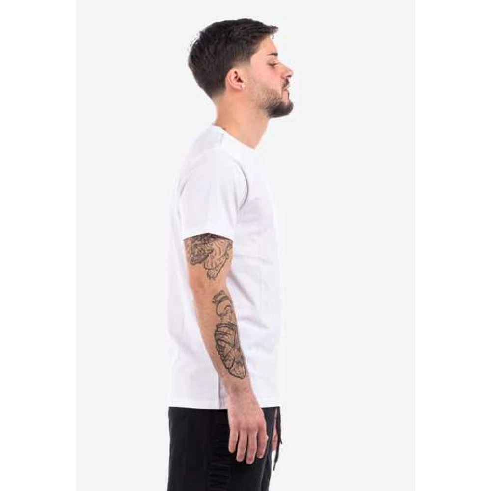 Moschino Wit Katoen Regular Fit T-Shirt White Heren