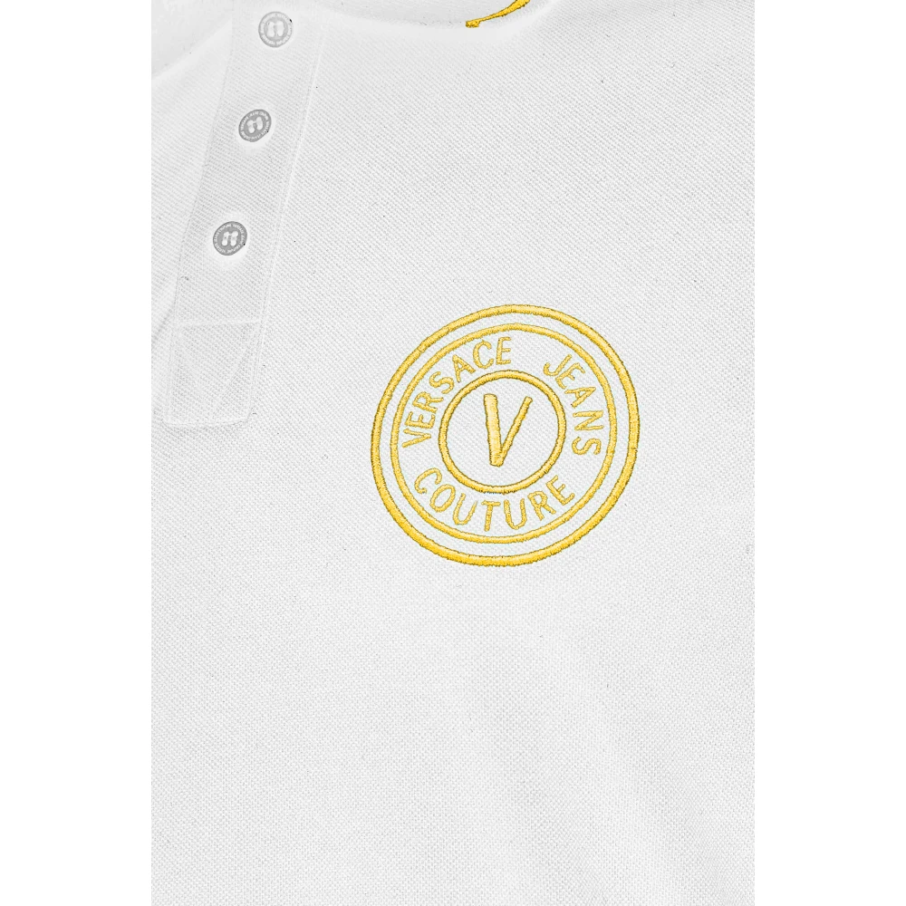 Versace Jeans Couture T-shirts en Polos White Heren