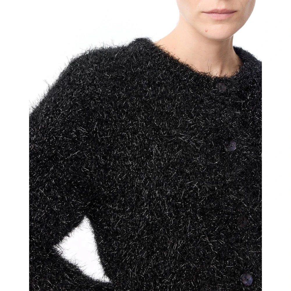 Knit-ted Lynn Cardigan Black Dames