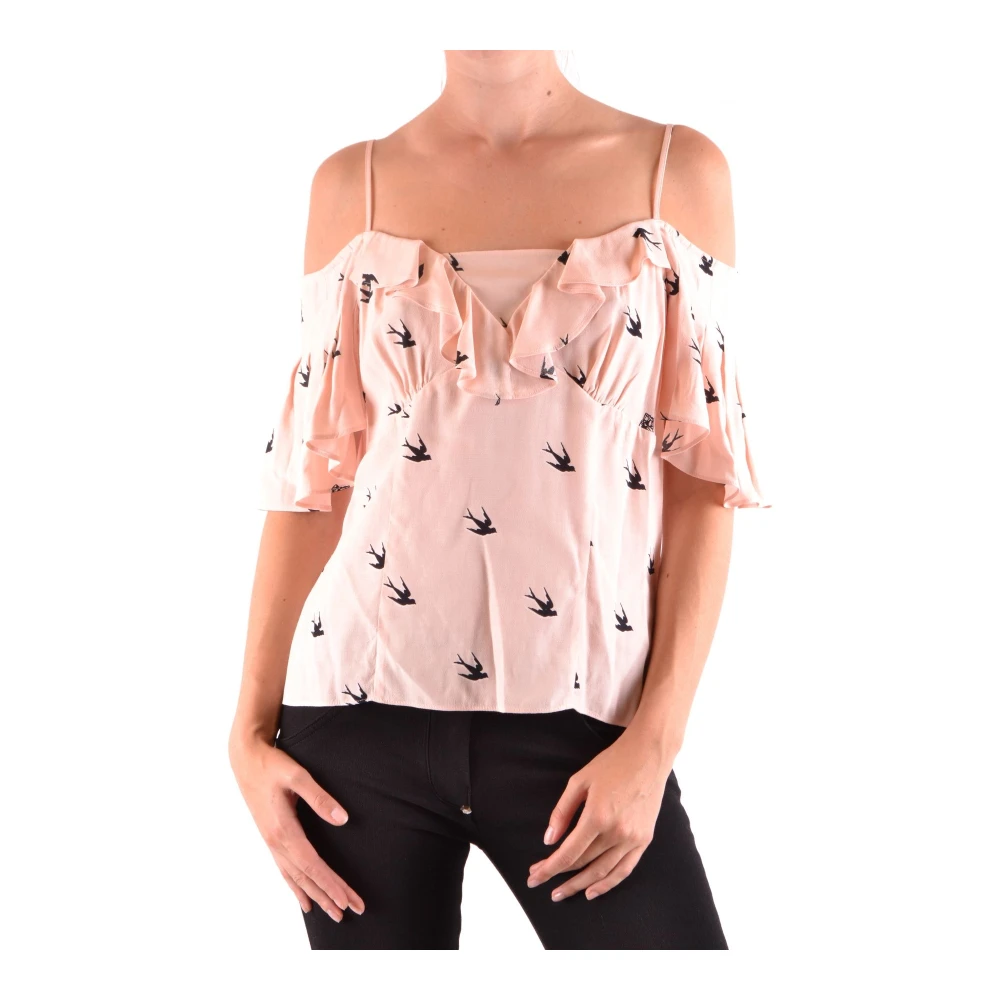 Alexander Mcqueen Women's Pink Blouses, S, Wl0486568 Top From Ss18 Collection