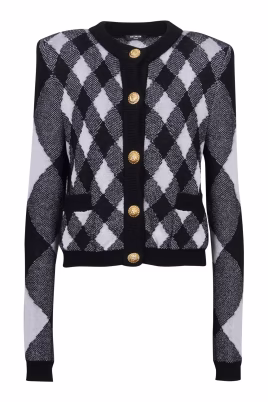 cardigan-en-maille-a-carreaux