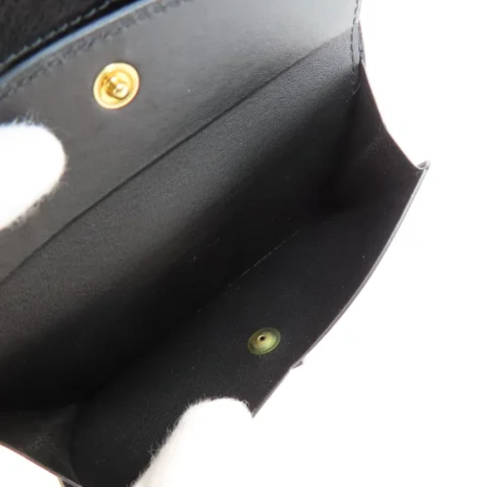 Givenchy Pre-owned Leather wallets Black Dames