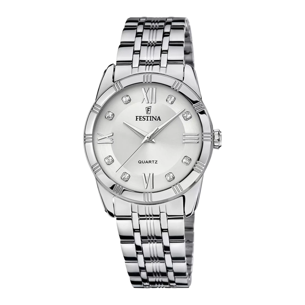 Festina Donna Grigio - Orologio Al Quarzo Rotondo - Accessories - One Size