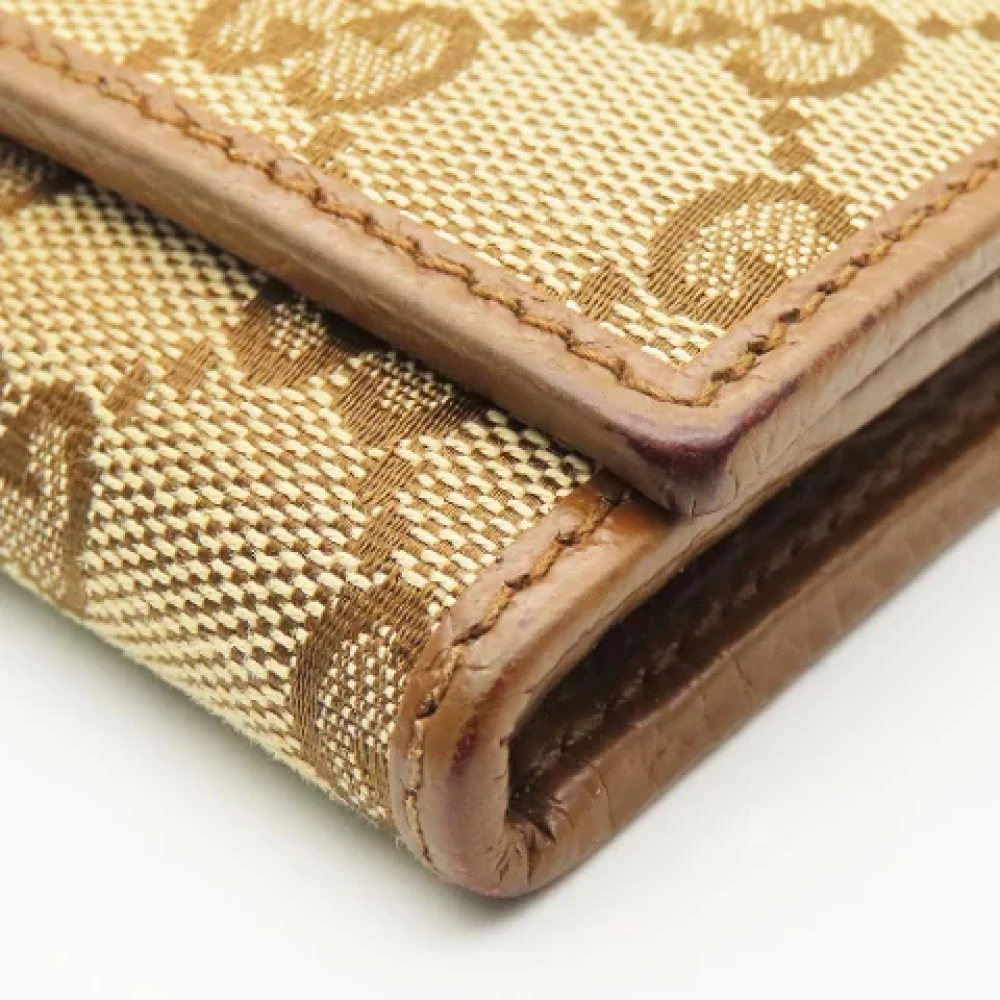 Gucci Vintage Pre-owned Canvas wallets Brown Dames