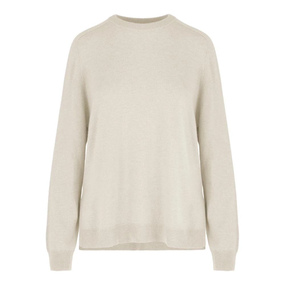 Bomboogie Donna Beige - Maglione Girocollo In Lana Merino - Knitwear - S