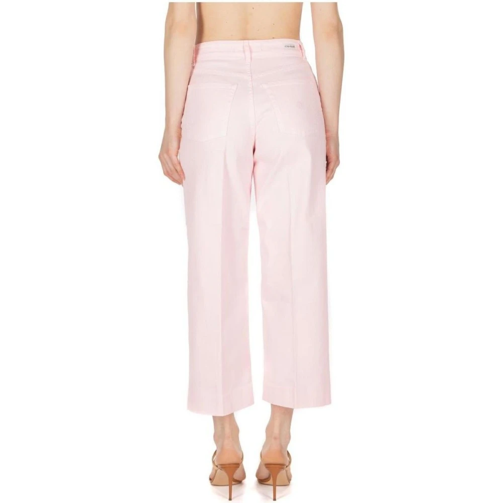 Don The Fuller Cropped Jeans Pink Dames