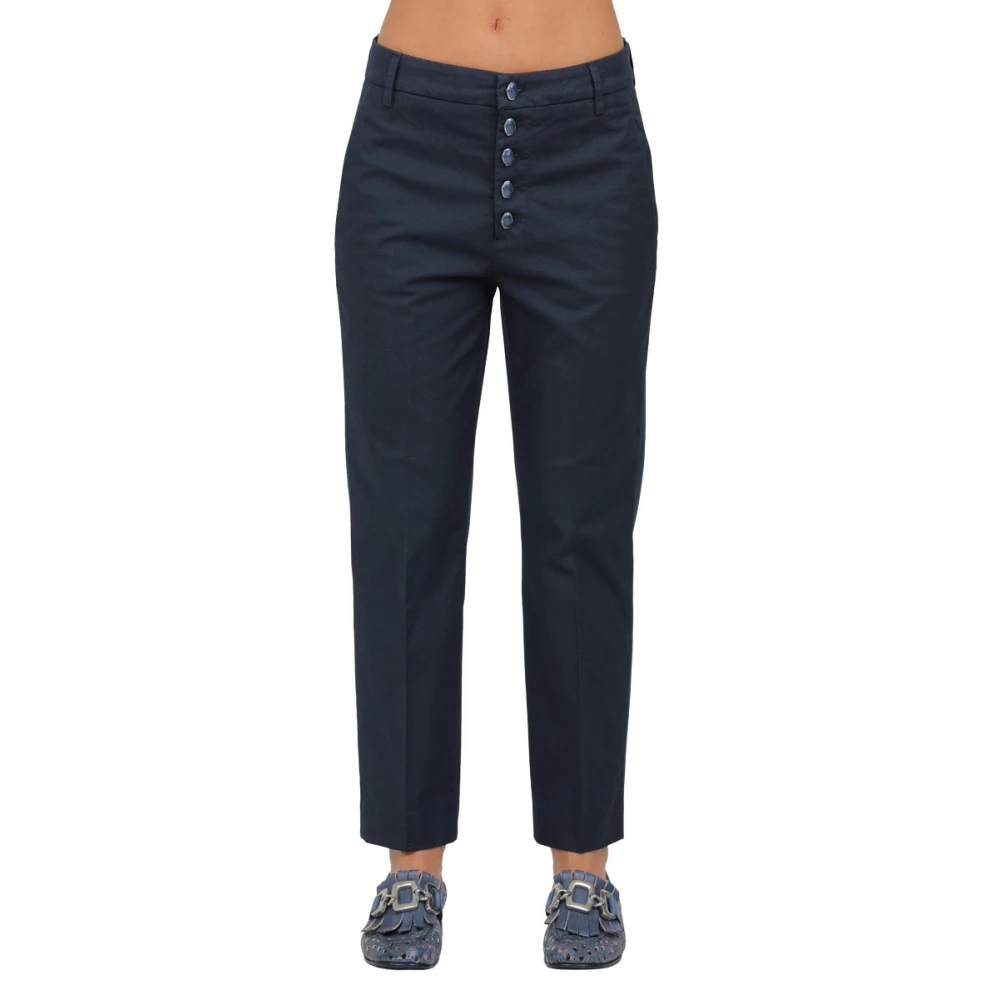 Dondup Nima Loose Broek Blue Dames