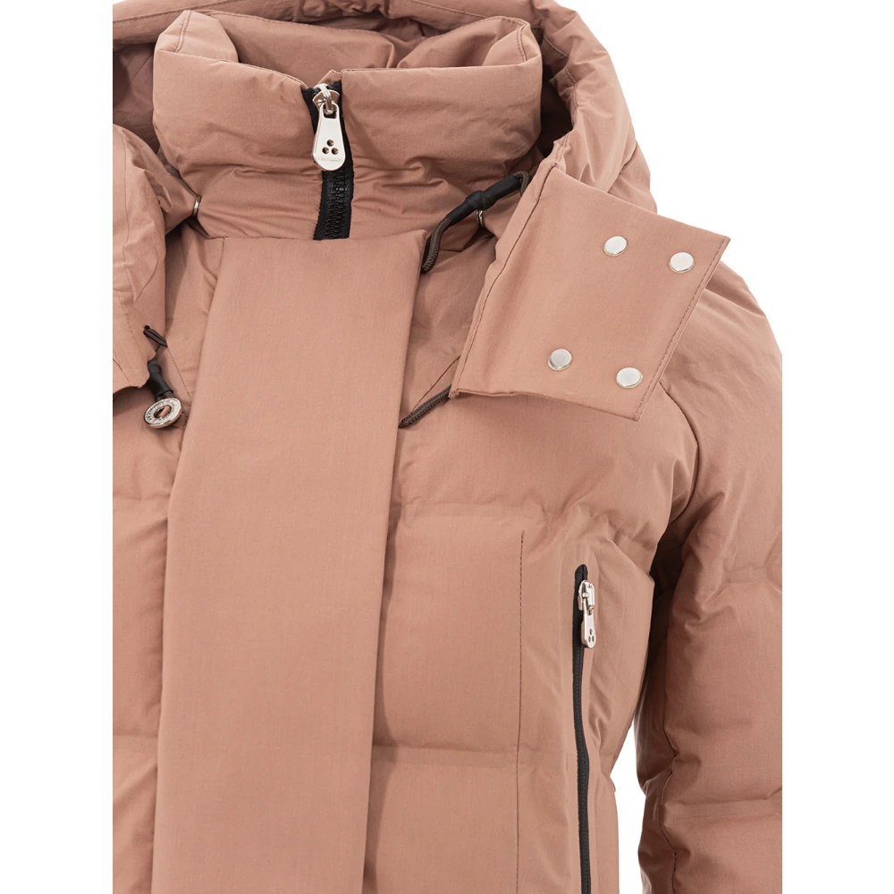 Peuterey Geometrische Gewatteerde Jas Pink Dames