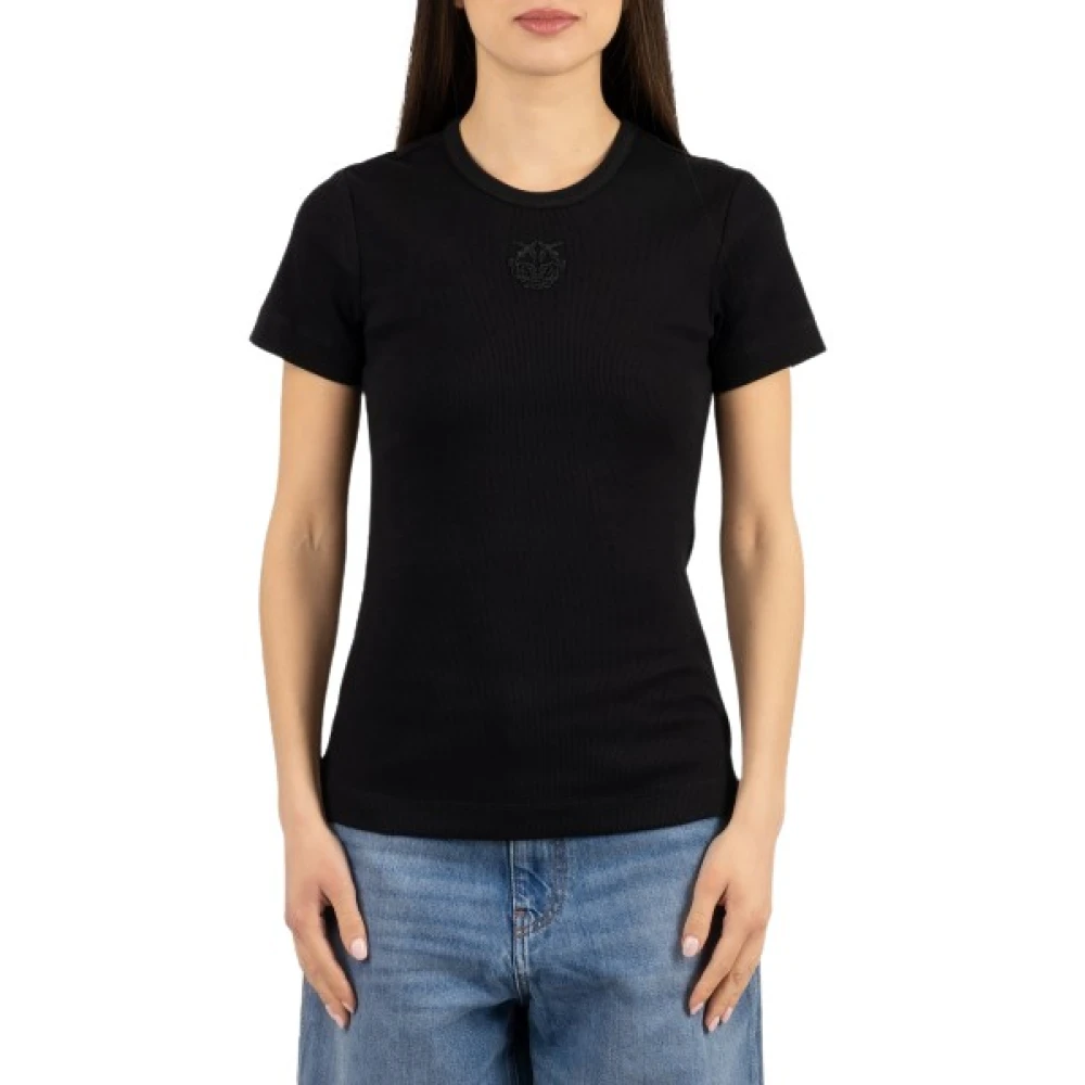 Pinko Mujer Negro - T-Shirt - Tops - S - T-Shirt