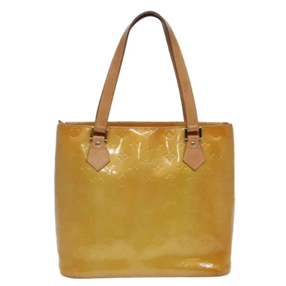 Louis Vuitton Vintage Pre-owned Leather louis-vuitton-bags Yellow Dames