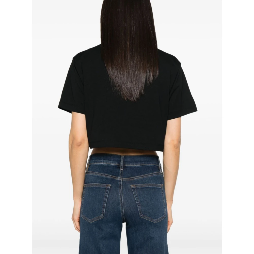 Moschino Zwarte T-shirts en Polos Black Dames