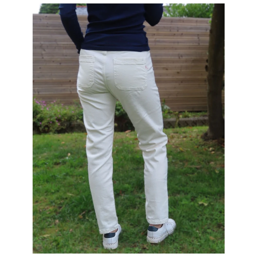 Islow Hoge Taille Werkbroek met Zakken Beige Dames