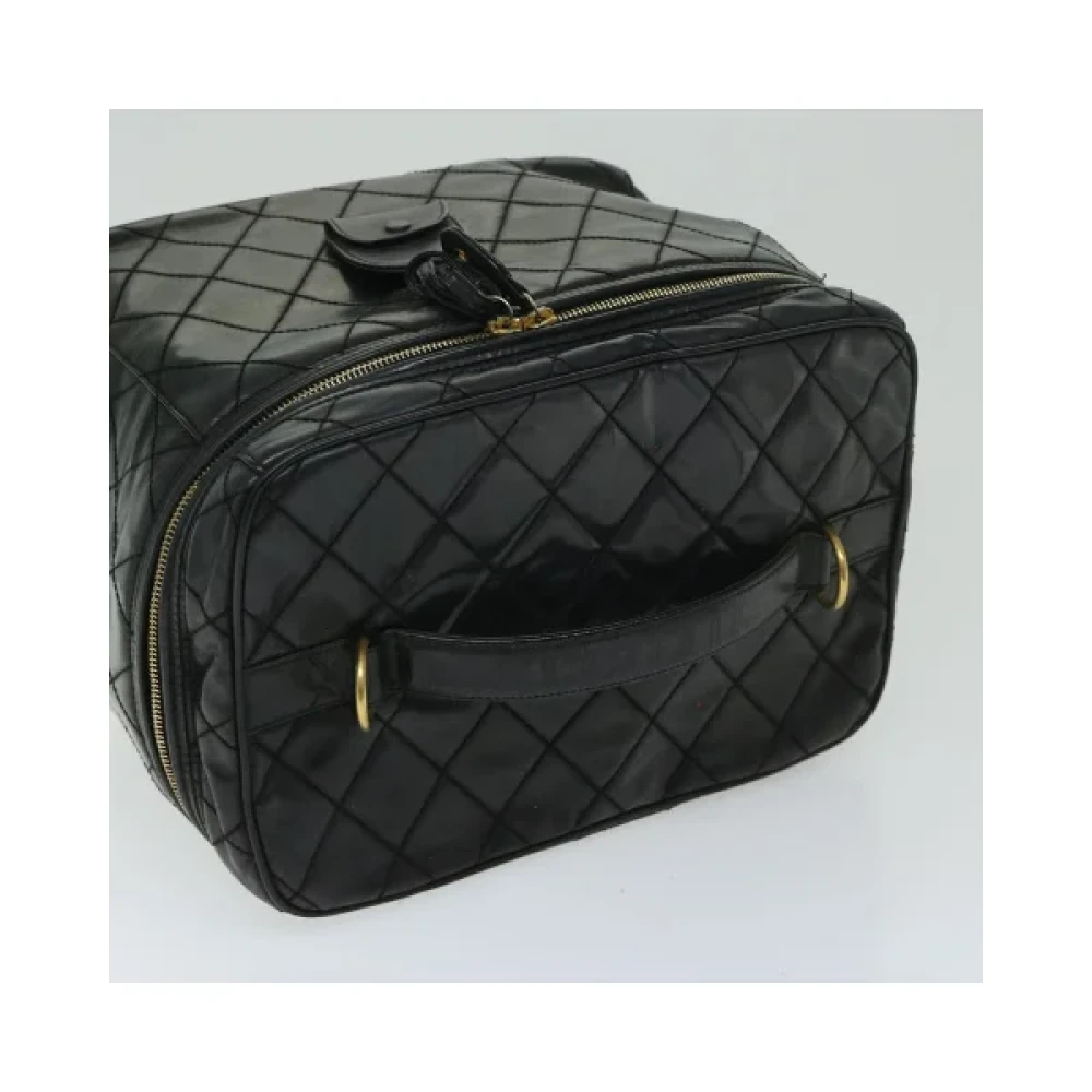 Chanel Vintage Pre-owned Leather home-office Black Dames