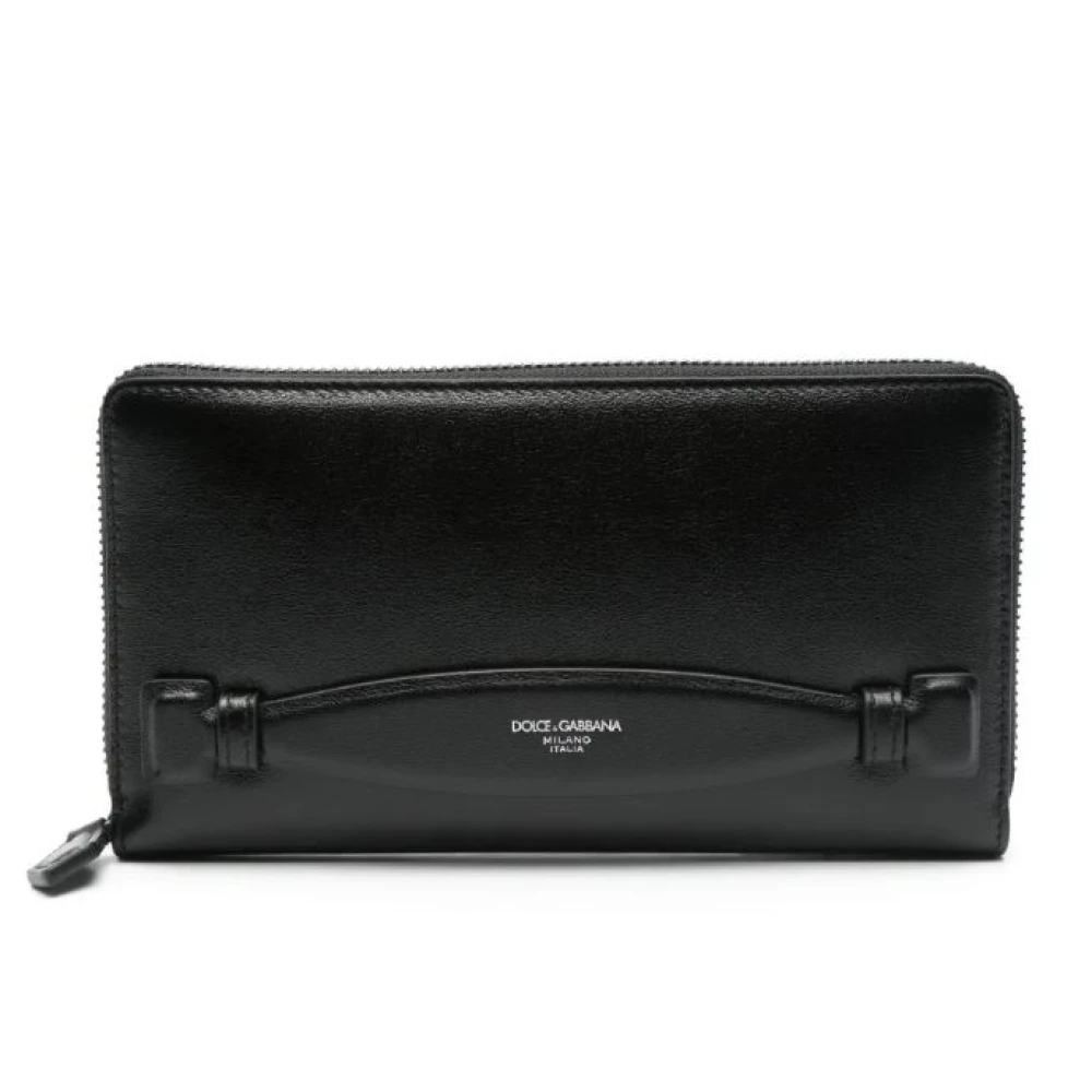 Dolce & Gabbana Zwarte Portemonnees voor Mannen Black Dames