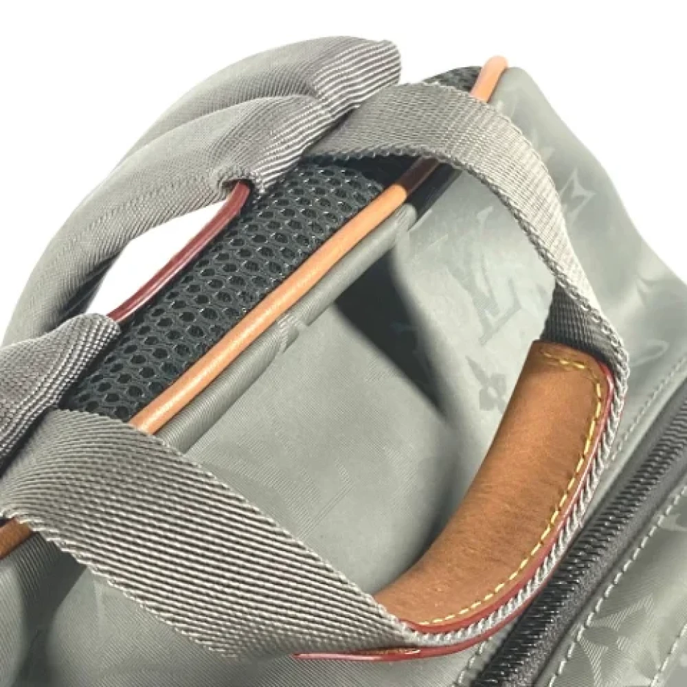 Louis Vuitton Vintage Pre-owned Cotton louis-vuitton-bags Green Dames