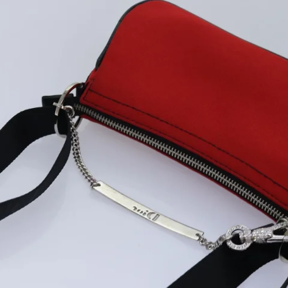 Dior Vintage Pre-owned Fabric dior-bags Red Dames