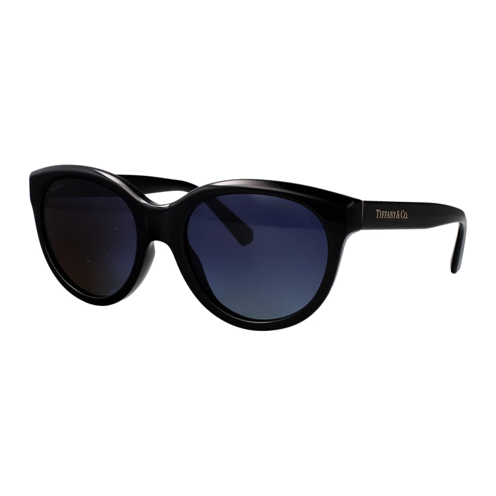 Tiffany Damen Schwarz Tf4271 80014U Sonnenbrillen Acetat Cat Eye Polarisiert Nuanciert - Bild 3