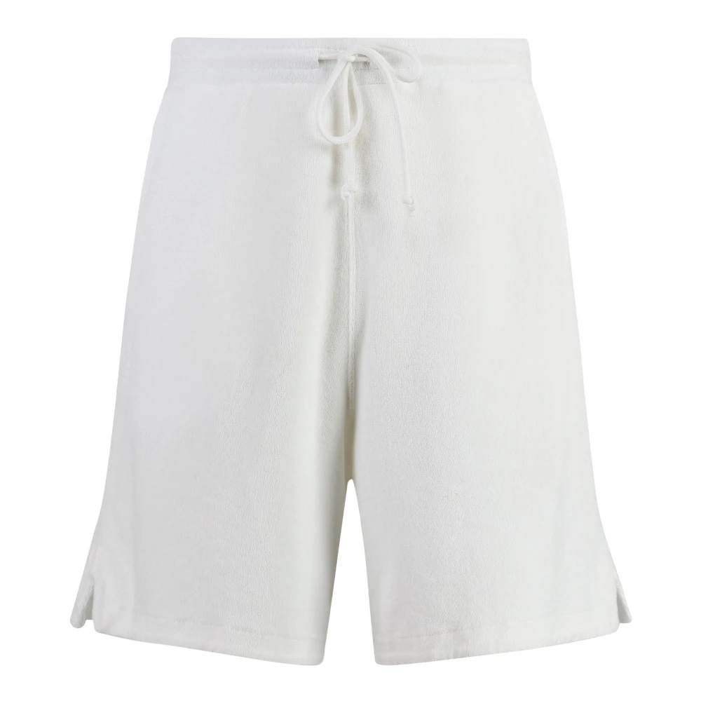 Department Five Katoenen Bermuda Shorts met Terry Cloth Effect White Heren